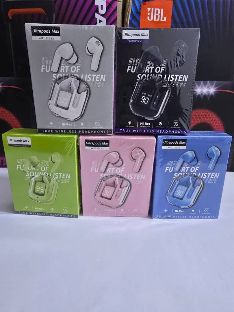 ایرپاد Ulterapods max شیشه ای رنگی